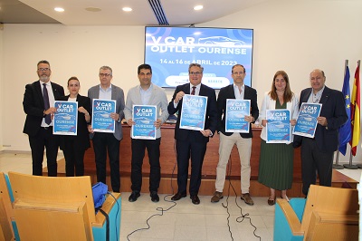 El delegado territorial de la Xunta asiste a la presentación de la V edición del Car Outlet Ourense