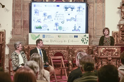 La Xunta participa en el acto que certifica la adhesión de nueve jardines gallegos a la Red Europea de Jardines Históricos