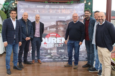 El delegado territorial de la Xunta asiste a la presentación del festival Ouren Sound Fest