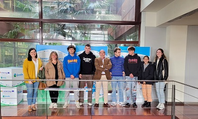 Una delegación del alumnado de ingeniería civil de la USC visita el IET para conocer su trabajo en materia de cartografía y protección del paisaje