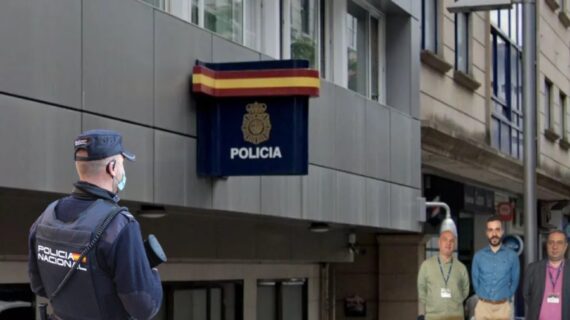 El sindicato policial mayoritario en Pontevedra solicita que se condecore al policía herido y a sus dos compañeros que redujeron al violento agresor