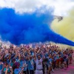 La carrera Holi Gaiás reúne mañana en la Cidade da Cultura a 700 personas con un recorrido lleno de música y color