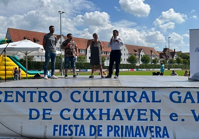 Miranda felicita a los gallegos residentes en Cuxhaven por el éxito de su 46 Fiesta de la Primavera