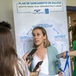 Ethel Vázquez destaca el apoyo de la Xunta a los ayuntamientos en la dotación de servicios de saneamiento, que en Galicia requiere más del doble de metros de tubería que en España