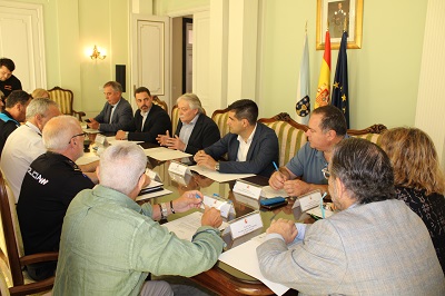 El delegado territorial de la Xunta en Ourense asiste a la reunión de la Xunta Local de Seguridade de Ourense