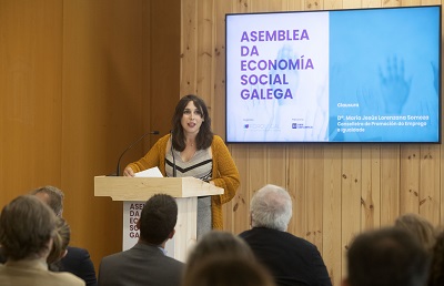 Lorenzana apunta a la colaboración público-privada para continuar con el impulso de la economía social por ser un sello de identidad y calidad para Galicia