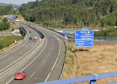 Finalizadas las obras de extendido del firme en la autovía Santiago-Brión, la AG-56