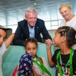 Rueda da la bienvenida a los niños saharauis que pasarán este verano en Galicia con familias de acogida en el marco del programa 'Vacaciones en Paz'