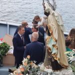 El conselleiro do Mar asiste a los actos de celebración en la honra de la Virgen del Carmen de Celeiro