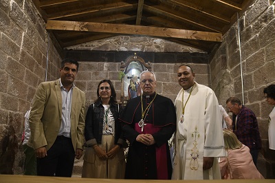 El delegado territorial de la Xunta en Ourense participa en el acto de inauguración de la rehabilitación de la capilla de Santa Ana, en Oímbra