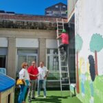 La Xunta comienza las obras de renovación en las cubiertas y canalones del Colexio CEIP Froebel