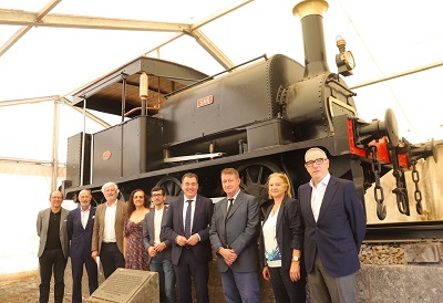 La Xunta completa la restauración de la locomotora conocida como Sarita que podrá visitarse en la Fundación Camilo José Cela a partir de septiembre