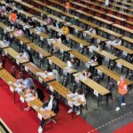 Normalidad en el comienzo de las pruebas de la OPE del Sergas en la que está fin semana se examinarán más 11.400 personas