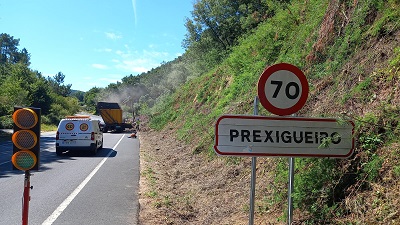 La Xunta continuará la próxima semana los trabajos de limpieza en los márgenes de carreteras autonómicas en las 4 provincias de Galicia