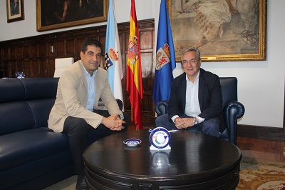 El delegado territorial de la Xunta se reúne con el presidente de la Diputación provincial de Ourense