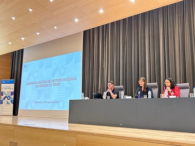 La Escuela Gallega de Salud Pública de la Consellería de Sanidad celebró en Pontevedra la I Jornada Gallega de Gestión Integral del Mosquito Tigre