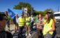 La delegada de la Xunta supervisa las obras de humanización y seguridad de la carretera PO-330 entre Pereiró y Valadares