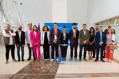 Román Rodríguez destaca el triunfo del alumnado gallego en el campeonato europeo Euroskills como ejemplo de la potencia de la FP en nuestra comunidad