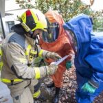 La Unidad de Radiofármacos de la Sanidad Pública Gallega prueba con éxito su máxima seguridad en un simulacro de incendio