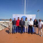 Lete Lasa anima a los regatistas gallegos en la carrera olímpica en la presentación del campeonato de España de windsurf y la copa de España de IQ Foil