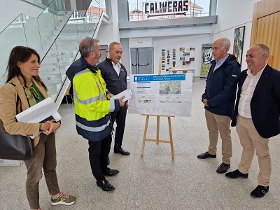 El delegado visita Vilanova de Arousa, donde arrancará la obra de una nueva senda peatonal de más de un kilómetro
