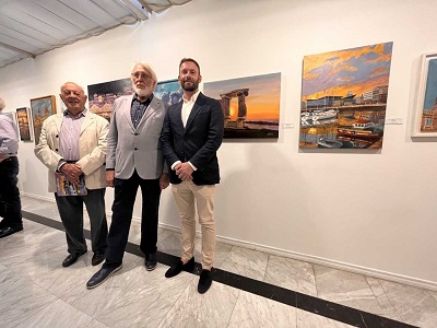 El pintor José María de Urda expone desde ayer su obra en la Casa de Galicia en Madrid