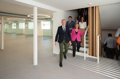 Rueda inaugura la nueva oficina de empleo de Lugo, que comenzará a funcionar en las próximas semanas en el barrio de A Residencia tras una inversión de 2,3 M€