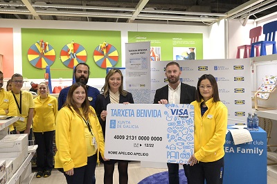La Xunta adhiere las tiendas de Ikea en Galicia a la Traxeta Benvida para que las familias puedan emplearla en la compra de productos para sus bebés
