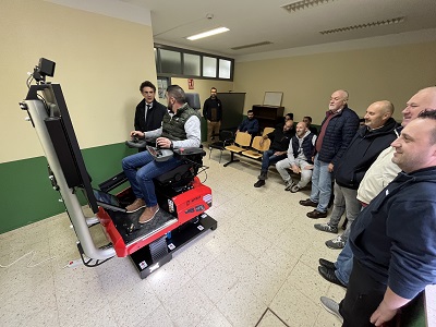 La Xunta invierte 119.000 euros en un simulador de trabajos forestales para el centro de formación de Becerreá