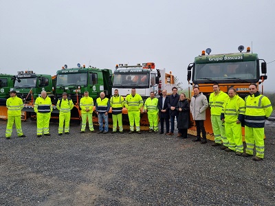 La Xunta despliega 390 profesionales, 80 vehículos y 5.400 toneladas de fundentes para garantizar la seguridad en las carreteras autonómicas ante las inclemencias del tiempo