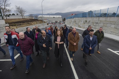 La Xunta culmina la construcción de la vía de conexión de las carreteras principales del parque empresarial de Espiñeira, en Boiro