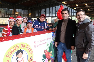 Gabriel Alén participa en la I Feria de Navidad organizada por la Federación venezolana de Galicia