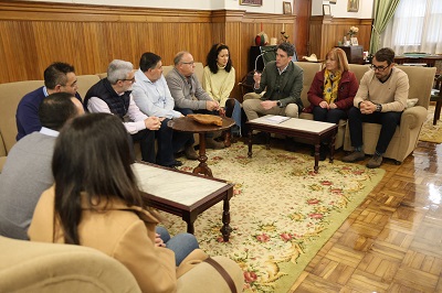 Arias se reúne con la recientemente creada agrupación de interés económico Ribeira Sacra Next