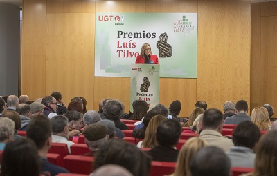 Rivo pone de manifiesto la labor de los galardonados con los premios Luís Tilve 2023 a favor de las condiciones laborales de las personas trabajadoras en Galicia