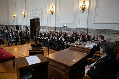 Diego Calvo asiste al acto de jura o promesa de la 72ª promoción de la carrera judicial