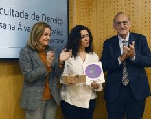 La Xunta pone en valor el distintivo de empleabilidad concedido por la Universidad de Vigo a la Facultad de Derecho del Campus de Ourense