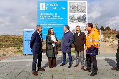 La Xunta anuncia la autorización de patrimonio cultural para urbanizar el polígono 3 de Navia y avanza en las obras de ampliación del plan parcial del PAU