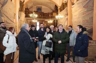 Román Rodríguez anuncia que la restauración de A Capela de la Soledad de Lugo finalizará en abril