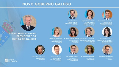 El presidente de la Xunta nombra el Gobierno gallego