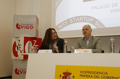 Ana Ortiz anima a los emprendedores vigueses a hacer “su buen camino” con el impulso de la Xunta y a través del evento The Way Startup Summit 2024