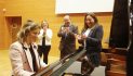 Ana Ortiz felicita a la dirección del Conservatorio profesional de música de Vigo tras convertirse en el primero de Galicia con acreditación Erasmus+
