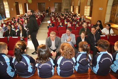 El delegado territorial de la Xunta en Ourense participa en el CPR Plurilingüe San Ángel en la inauguración del proyecto interdisciplinar “Gorecer”