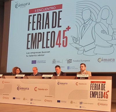 La Xunta pone en valor en la ‘Feria encontros 45+’ las políticas autonómicas de empleo para incentivar la contratación de los colectivos prioritarios
