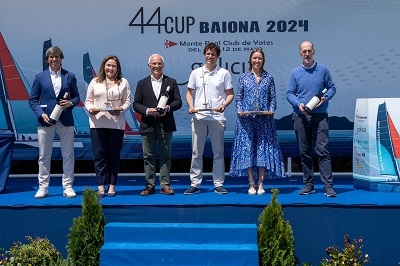 Ana Ortiz destaca la fortaleza del turismo náutico y su prestigio internacional con la llegada de la prueba 44Cup Baiona 2024