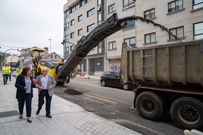 La delegada de la Xunta en Vigo destaca la mejora de la seguridad en la carretera PO-330, entre Pereiró y Valadares, con una inversión de 1,8 millones