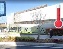 Anuncian medidas legales ante la temperatura extrema que padecen en su comisaría los agentes de la Policía Nacional en Vigo
