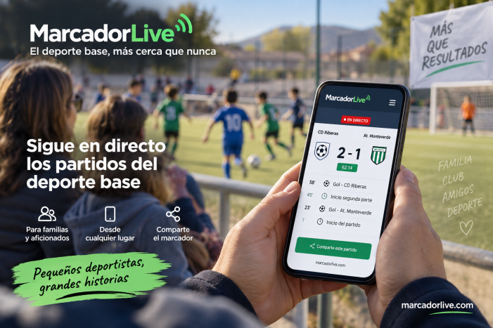 Marcador Live facilita seguir en directo los partidos del deporte base Marcador Live facilita seguir en directo los partidos del deporte base
